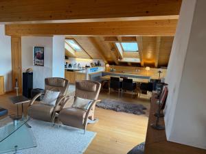 Posezení v ubytování Penthouse Apartment Guimauve 312