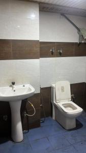 Koupelna v ubytování Sunset snow Hill view