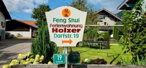 Certifikát, hodnocení, plakát nebo jiný dokument vystavený v ubytování Ferienwohnung-Holzer-Feng-Shui