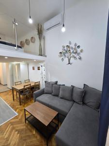 Posedenie v ubytovaní Maria Apartments - Modern apartments in the center of Budapest