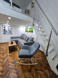 Posedenie v ubytovaní Maria Apartments - Modern apartments in the center of Budapest
