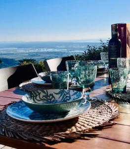 Villa Olympia Pool Sea View Mountains Lake Nature Sleeps 8 Air Conditioning Wi-Fi italokat is kínál