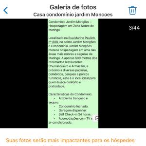 Gallery image of Casa condomínio jardim Moncoes in Maringá