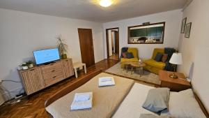 Posezení v ubytování Apartman Angel