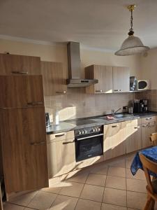 Kuchyň nebo kuchyňský kout v ubytování Ferienwohnung Beate 1