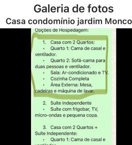 Gallery image of Casa condomínio jardim Moncoes in Maringá