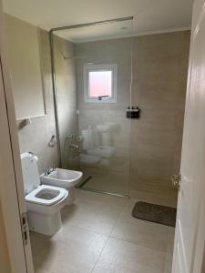 Koupelna v ubytování Cabaña Puente B 2