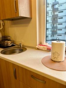 Kuchyň nebo kuchyňský kout v ubytování NordSea MAMAIA