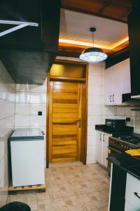 Η κουζίνα ή μικρή κουζίνα στο One Click Apartment