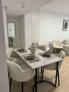 Posezení v ubytování Apartament Premium Hipocampos