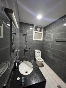 Koupelna v ubytování Star Suites