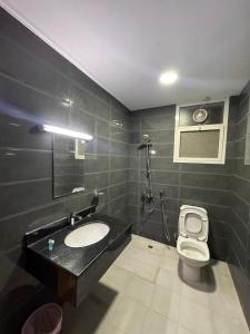 Koupelna v ubytování Star Suites
