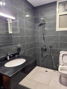 Koupelna v ubytování Star Suites