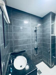 Koupelna v ubytování Star Suites