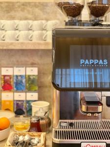 Kohvi ja tee valmistamise võimalus majutusasutuses PAPPAS hotel&studio