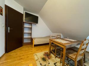 Televízia a/alebo spoločenská miestnosť v ubytovaní Willa Konda - bania , sauna