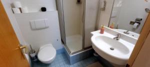 Ένα μπάνιο στο Apartmán v Bavorském lese 1 +10 φωτογραφίες