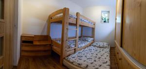 Posteľ alebo postele v izbe v ubytovaní Apartmán ACTIVE