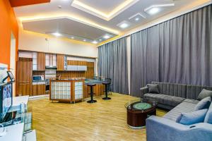 Χώρος καθιστικού στο City Center Apartments