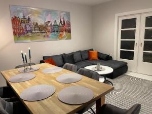 Un lugar para sentarse en Komfortable gepflegte Einfamilienhaus-max 8 Pers