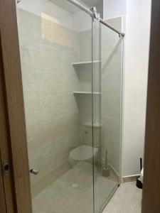 Koupelna v ubytování Apartamento remodelado, amplio y comodo