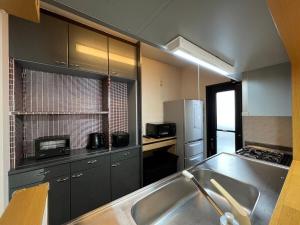 Η κουζίνα ή μικρή κουζίνα στο Karabiner House