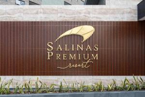 a sign for the santa ana pentium at Apto Salinas Premium - 2 quartos - 1 suíte in Salinópolis