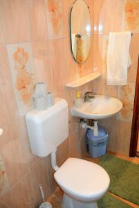 Kúpeľňa v ubytovaní Sasi Apartmanház