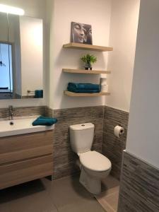 Koupelna v ubytování Appartement TERUPE