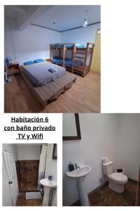 Koupelna v ubytování Hotel Cortez Azul