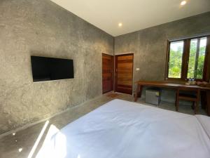 TV a/nebo společenská místnost v ubytování COCO HOME Homestay(โคโค่โฮม)