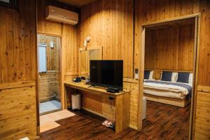 TV a/nebo společenská místnost v ubytování CDR Hotspring Resort
