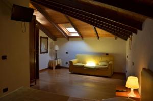 מיטה או מיטות בחדר ב-Locanda Dal Moccia