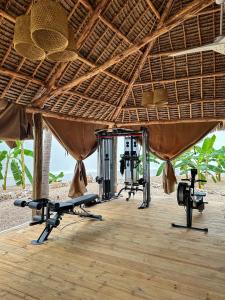 Fitness centrum a/nebo fitness zařízení v ubytování The Oasis Residence