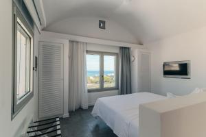 TV a/nebo společenská místnost v ubytování Makrikythera Luxury Suites - Private Pool or Hot Tub Suites