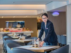 ผู้เข้าพักที่ Xiangyang Station Minfa World City Yishang Plus Hotel