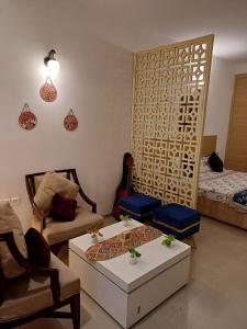 Et opholdsområde på Haridasa-- Devotee of Shri Krishna