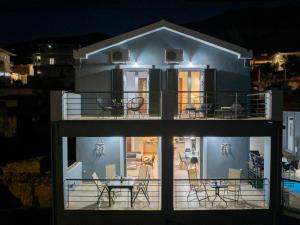 Balkón nebo terasa v ubytování Κefalonia Golden View Villa