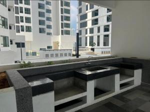 Posezení v ubytování Edumetro apartment,subang jaya by Fieza