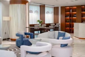 Posezení v ubytování Jannah Executive Hotel Apartments