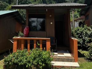 Zahrada ubytování ABC Chalet Tioman
