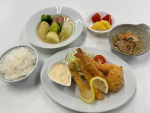 日式旅馆内部或周边提供的食物
