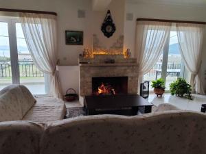 พื้นที่นั่งเล่นของ Alexadra's house Κάτω Αλμυρή