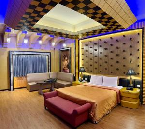 Ruang duduk di Wei Feng Exquisite Motel Pintung Branch