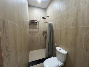 Koupelna v ubytování Clover Homestay