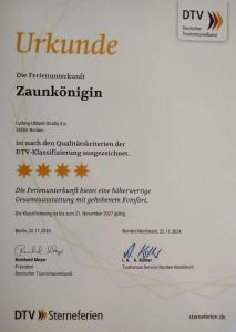 a rejection letter for a dkarma document at Zaunkönigin in Norden