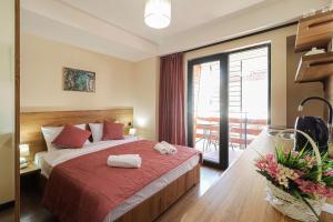Voodi või voodid majutusasutuse Apartment in Marshall Gudauri Project toas