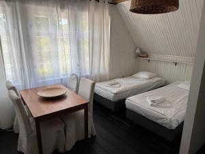 Posteľ alebo postele v izbe v ubytovaní Siwa Czapla