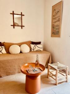 Posezení v ubytování Casa Ostara