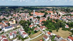 Letecký snímek ubytování Aparthotel Altomünster - Garni